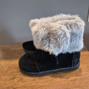 Toms Black and Gray Kids Boots